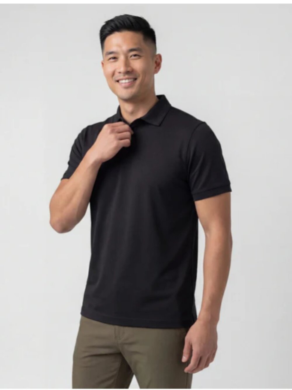 Jack Archer Jetsetter Tech Polo Shirt Men’s 3XL Black Cotton Nylon Performance